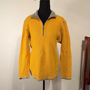 Women's Gold Quarter-Zip Sweatshirt